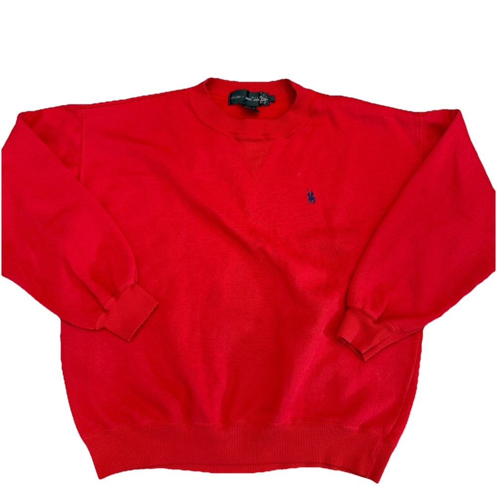 VTG Knights Of Round Table Sweatshirt Men's SIZE XL Colorblock Striped 90s